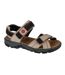 Sandales Style Détail Contrasté Femme Beige Rieker-1