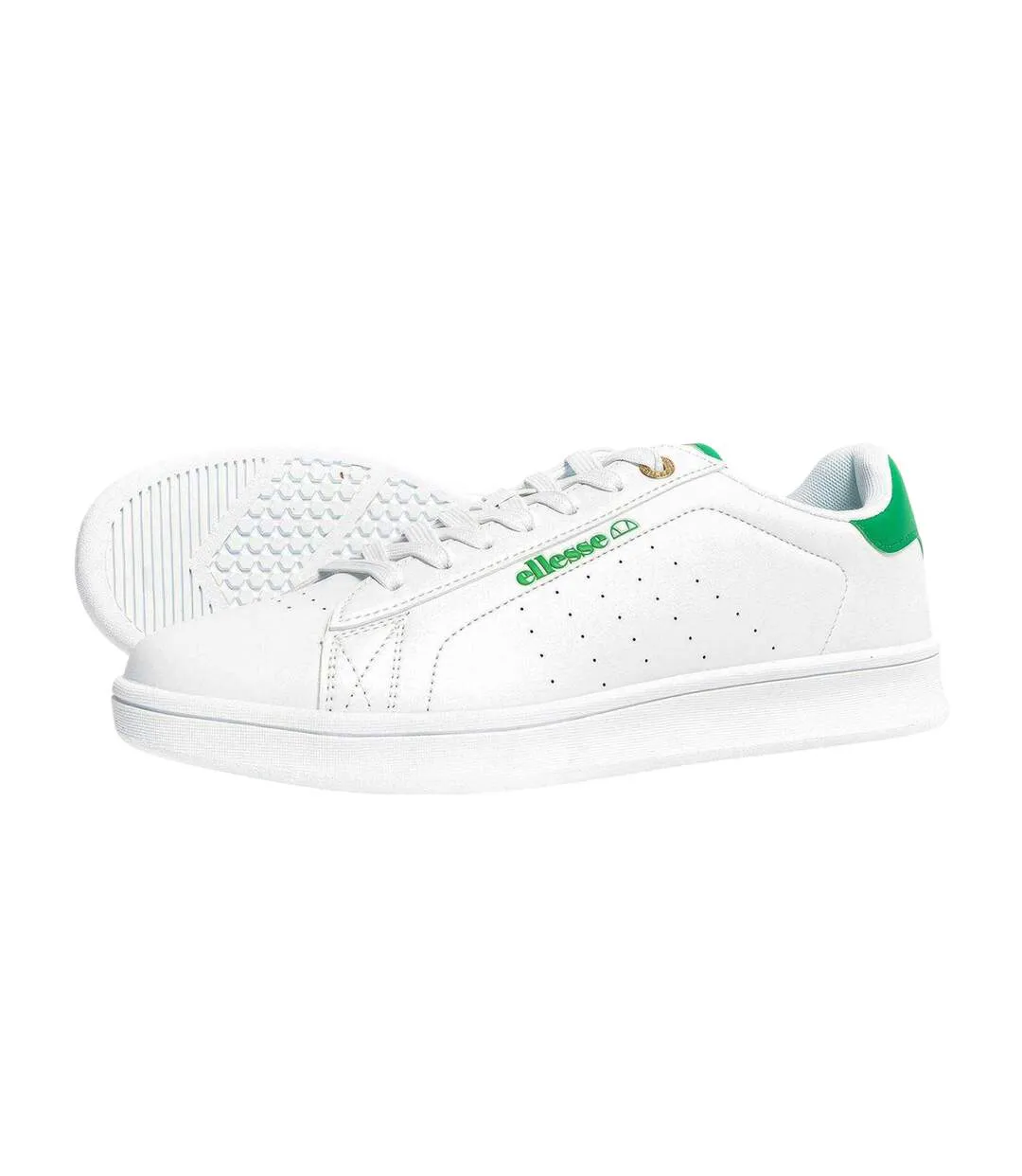 Baskets Motif/style Logo Homme Blanc Vert Ellesse-2