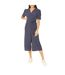 Combinaison Motif/style À Pois Femme Bleu Marine Yumi-3