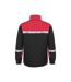 Mens Progression Quilted Lightweight Padded Jacket Black Red Projob-2