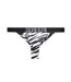 Bas De Maillot De Bain Motif/style Imprimé Zèbre Femme Blanc Noir Calvin Klein-1