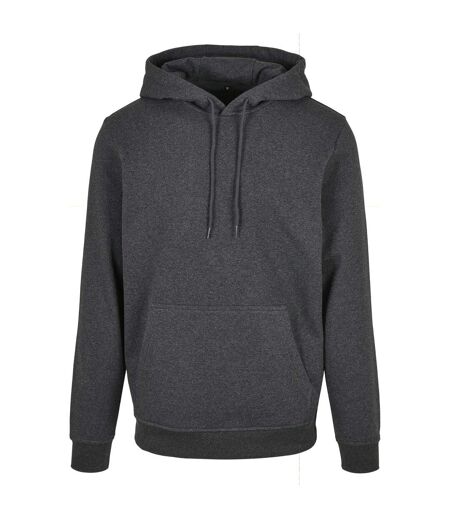 Build Your Brand Mens Basic Hoodie (Charcoal) - UTRW8025