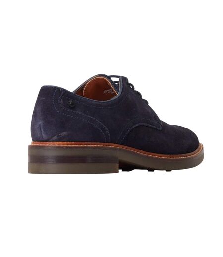 Mens mawley suede derby shoes navy Base London