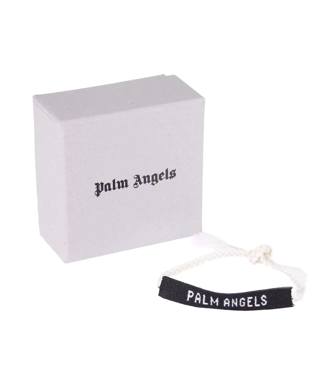 Logo Bracelet One Size Black White Palm Angels-2