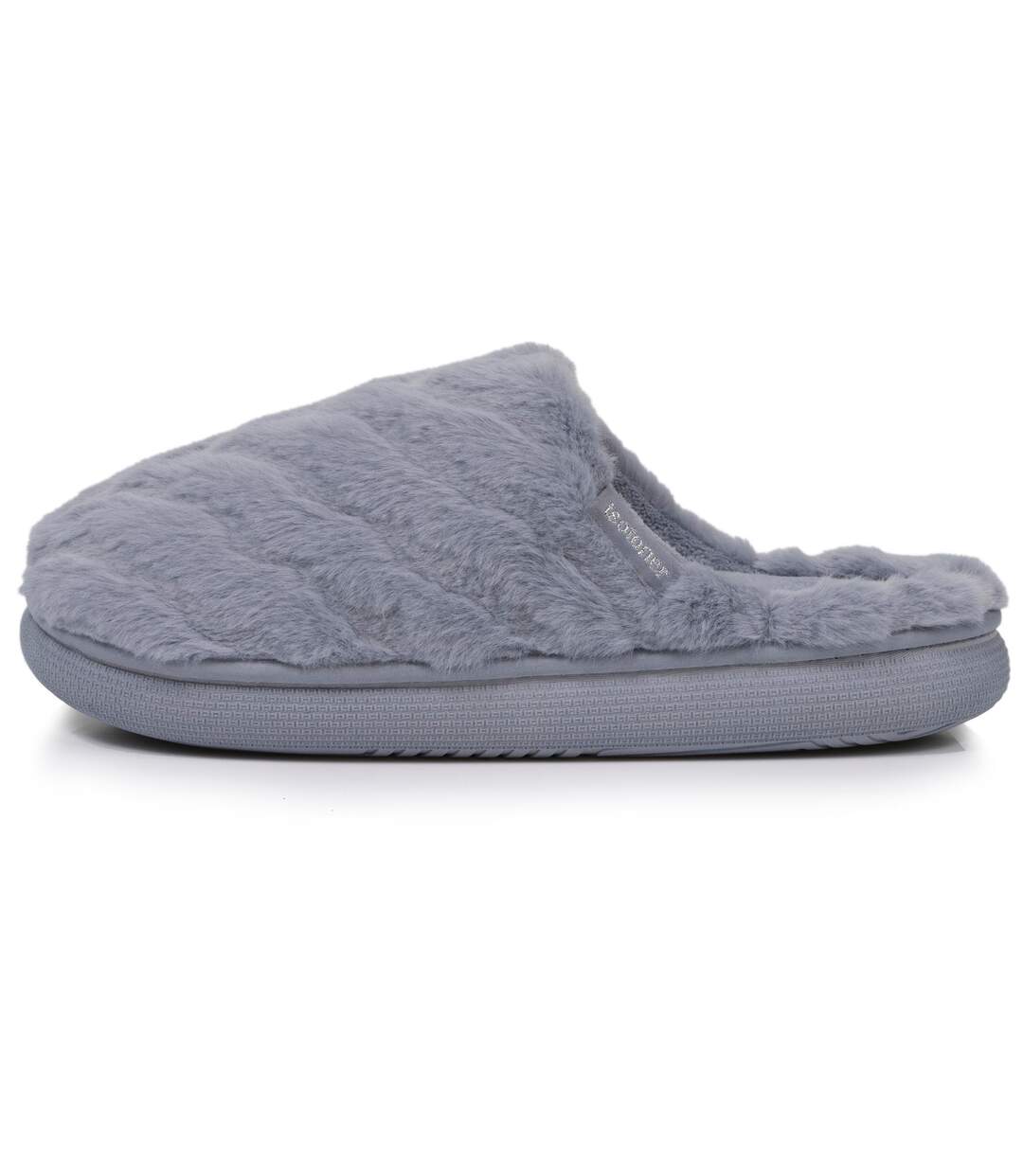 Isotoner Chaussons Mules femme semelle bloup confort-4
