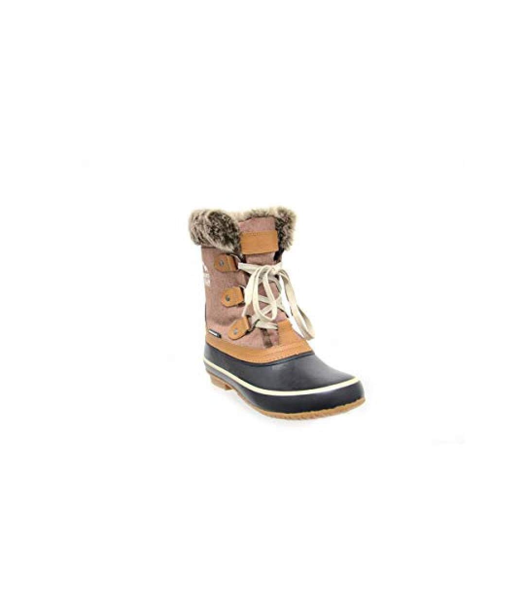 Bottes d´hiver short mont blanc adulte marron clair HyLAND-1