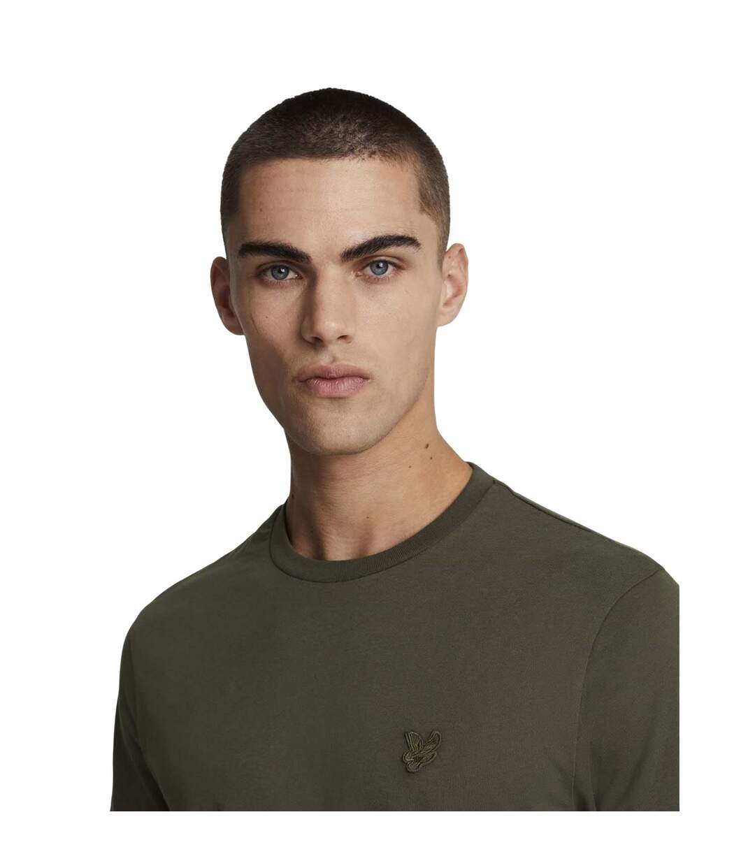T-shirt Motif/style Aigle Tonal Homme Vert Lyle & Scott-4