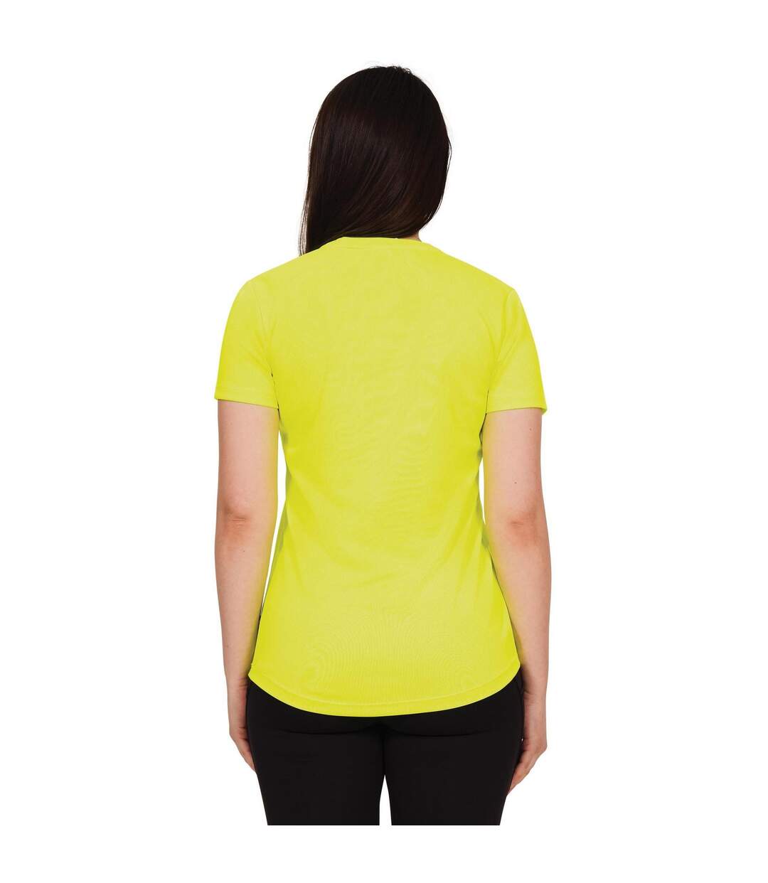 T-shirt original tech femme jaune Casual Classics