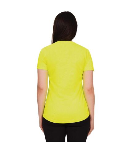 Womens/ladies original tech t-shirt yellow Casual Classics