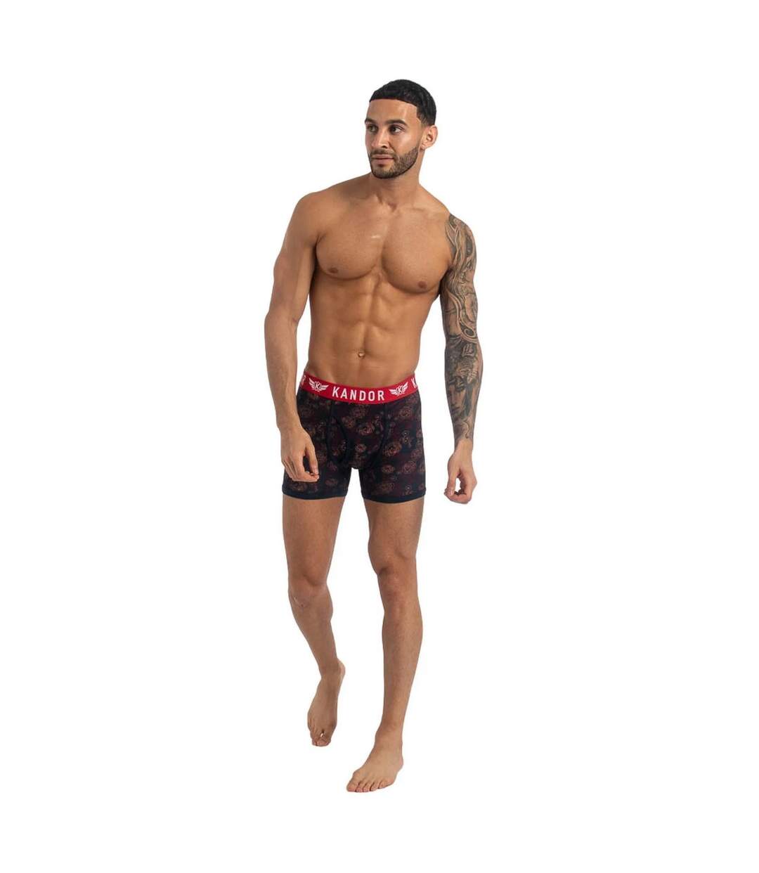 Boxers florid homme rouge Kandor