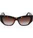 Lunettes De Soleil Motif/style Œil De Chat Femme Taille Unique Brun Havane Foncé Victoria Beckham-1