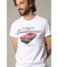 T-shirt classique en coton avec print et manches courtes REDCAR-3