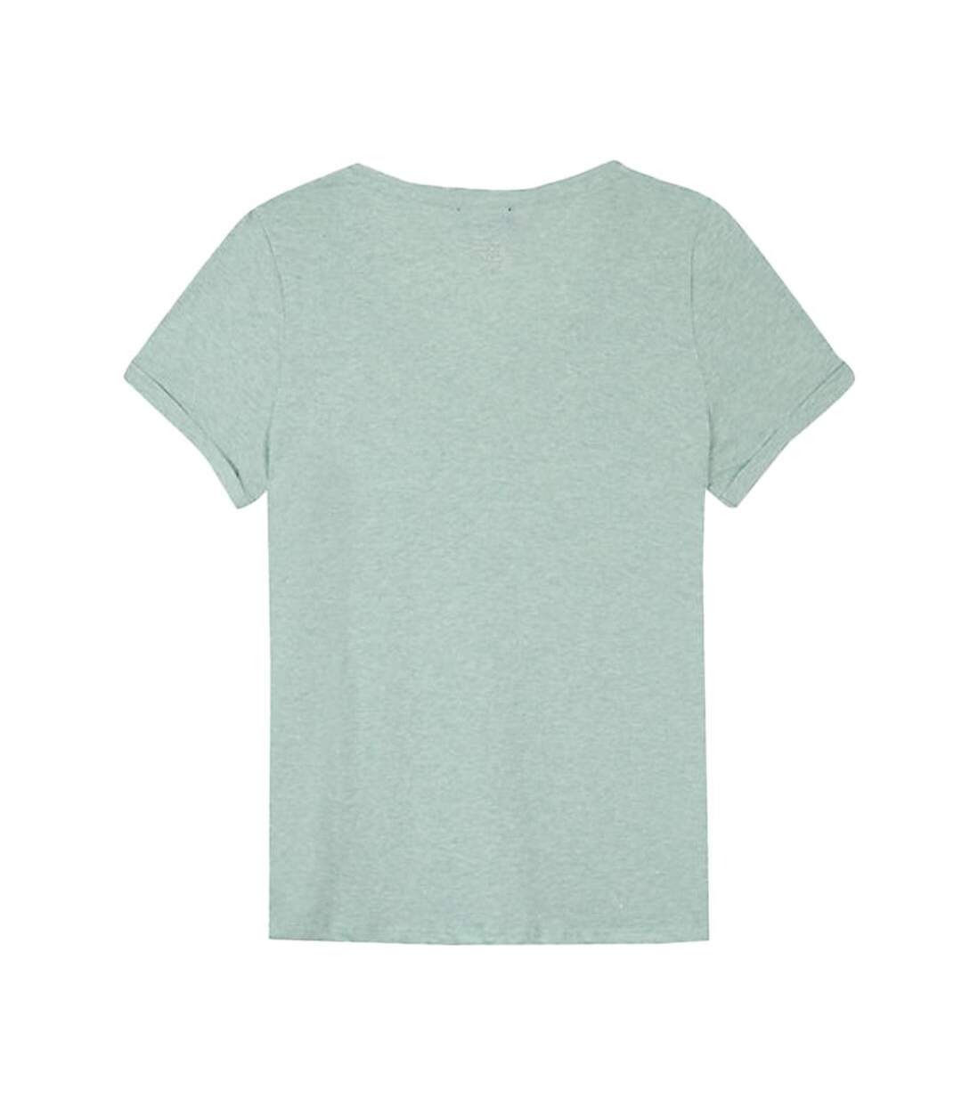 T-shirt Vert Pale  Femme TBS ADINATEE - M-2