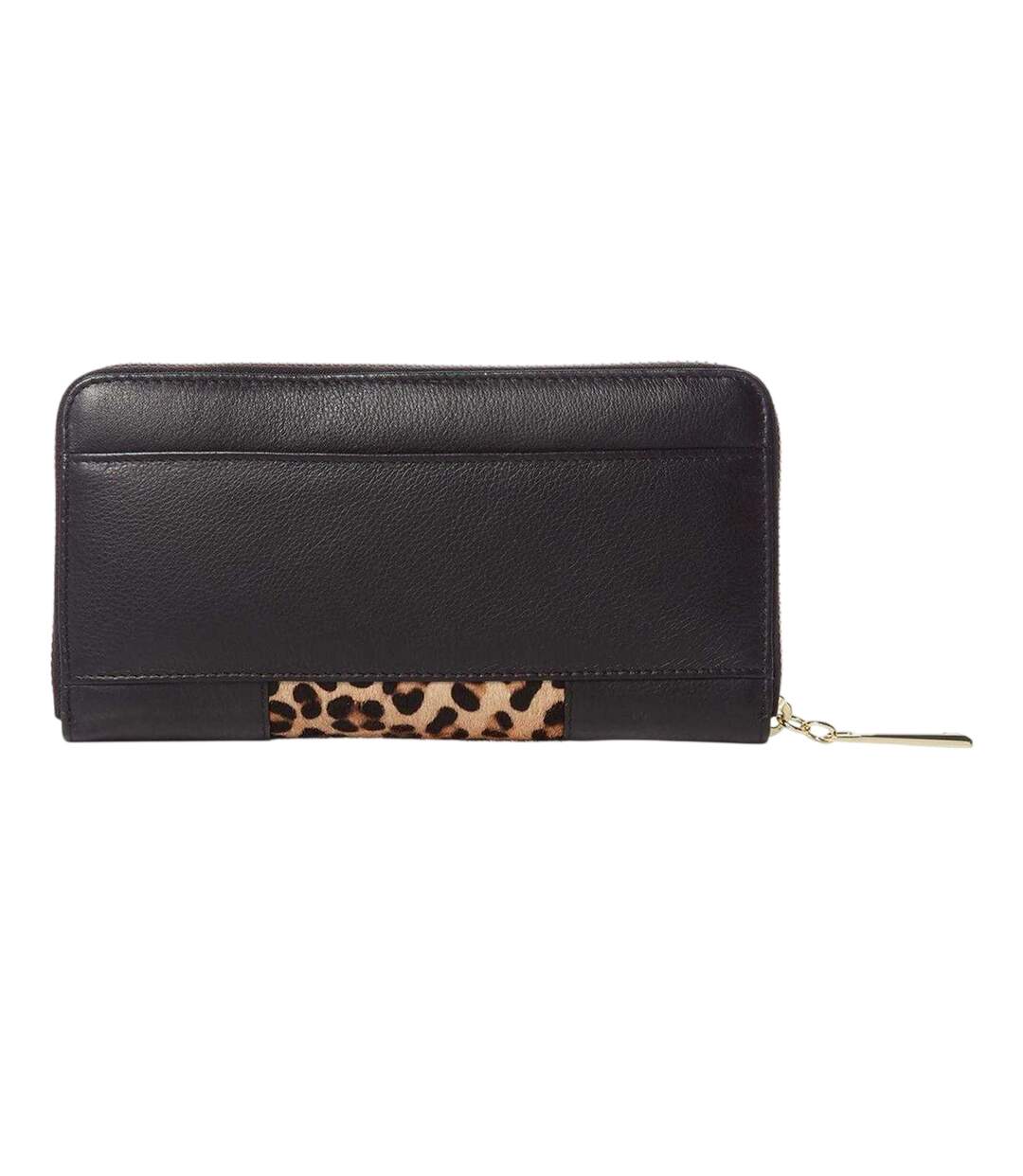 Porte-monnaie Motif/style Imprimé Léopard Taille Unique Noir Marron Biba-2