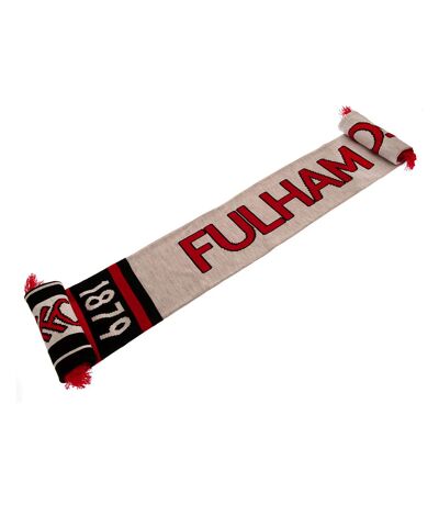 Fulham FC - Écharpe (Rouge / Blanc / Noir) (19 cm x 132 cm) - UTTA11219