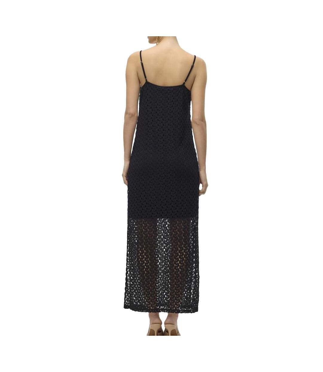 Robe noir femme vero moda kylie-2