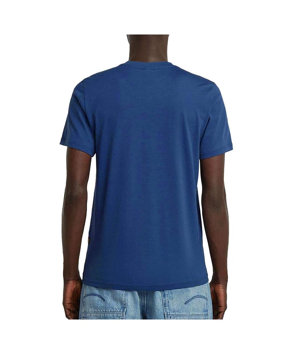 T-shirt bleu électrique homme g-star raw d25949 dgr-2