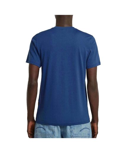 T-shirt bleu électrique homme g-star raw d25949 dgr
