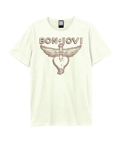 T-shirt Hold On Adulte Vieux Blanc Amplified