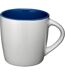Bullet Aztec Ceramic Mug (White/Royal Blue) (3.3 x 3.5 inches) - UTPF244