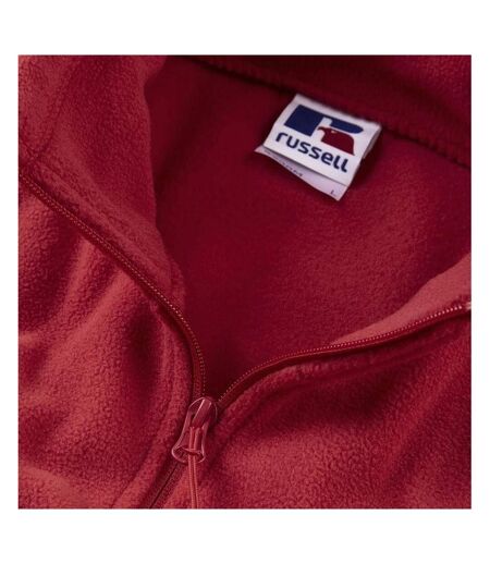 Jerzees Colours Veste Polaire À Fermeture Zippée Homme Rouge Russell