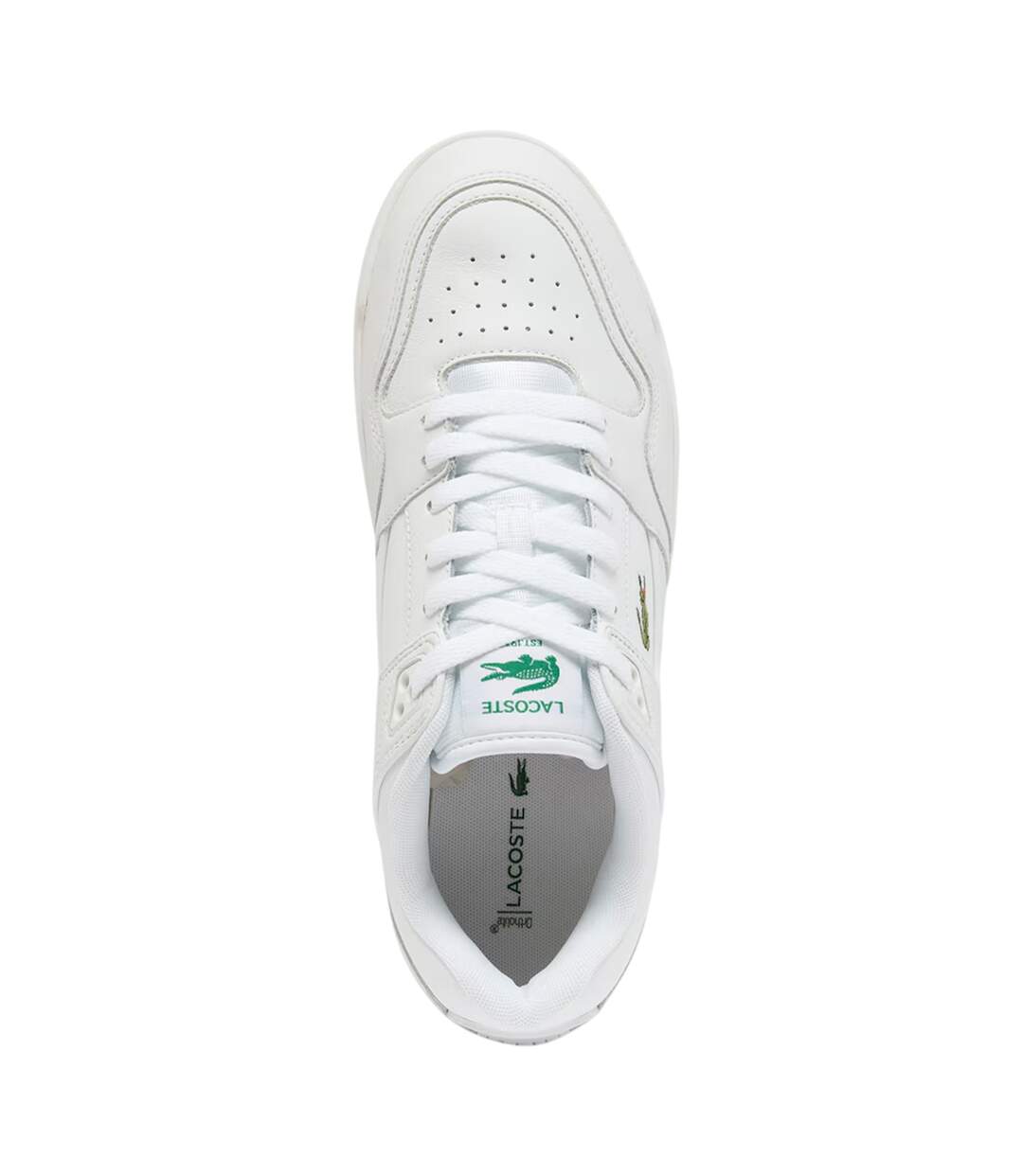Mens Court Cage Leather Trainers White Lacoste-3
