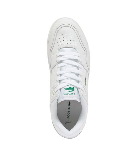 Mens Court Cage Leather Trainers White Lacoste