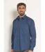 Chemise coton micro motif manches longues-4