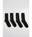Lot de 4 Chaussettes petits motifs, foncé-2