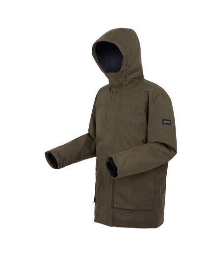 Mens Ezdale Waterproof Insulated Jacket Crocodile Black Marl Regatta