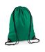 Sac à cordon premium taille unique vert Bagbase-1