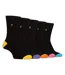 Farah - Lot de 5 paires de chaussettes douces respirantes en bambou homme-1