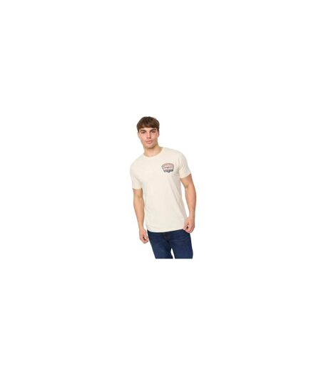 T-shirt Motocross Homme Blanc Cassé Crosshatch
