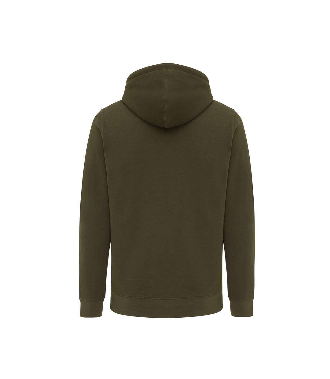 Unisex adult rila recycled cotton lightweight hoodie khaki green Iqoniq-2