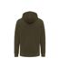 Unisex adult rila recycled cotton lightweight hoodie khaki green Iqoniq-2