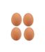 ETON Rubber Bantam Egg (Pack of 4) (May Vary) (One Size) - UTTL3966