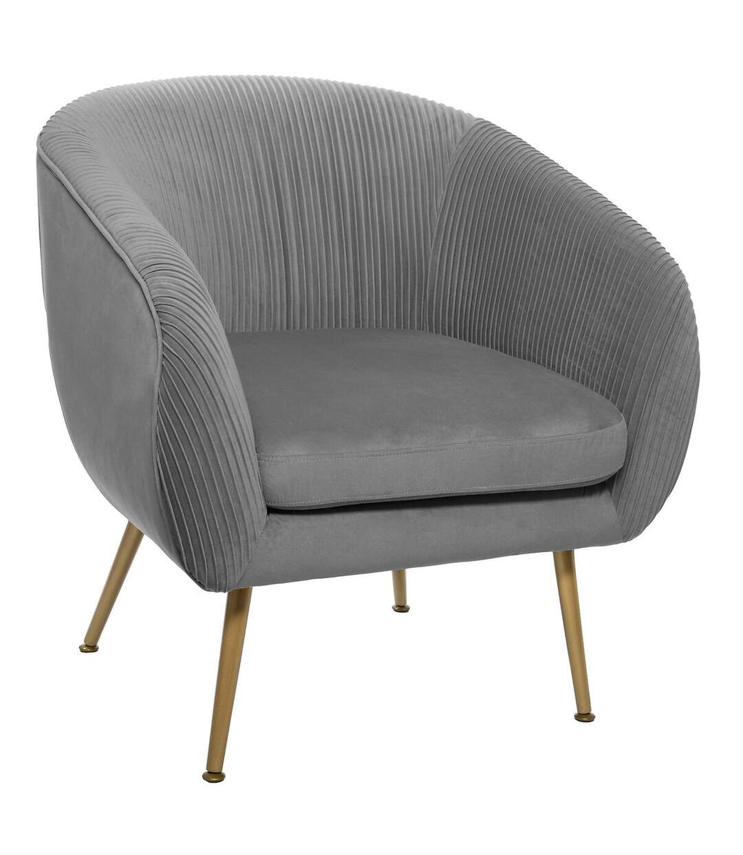 Fauteuil en velours Solaro-1