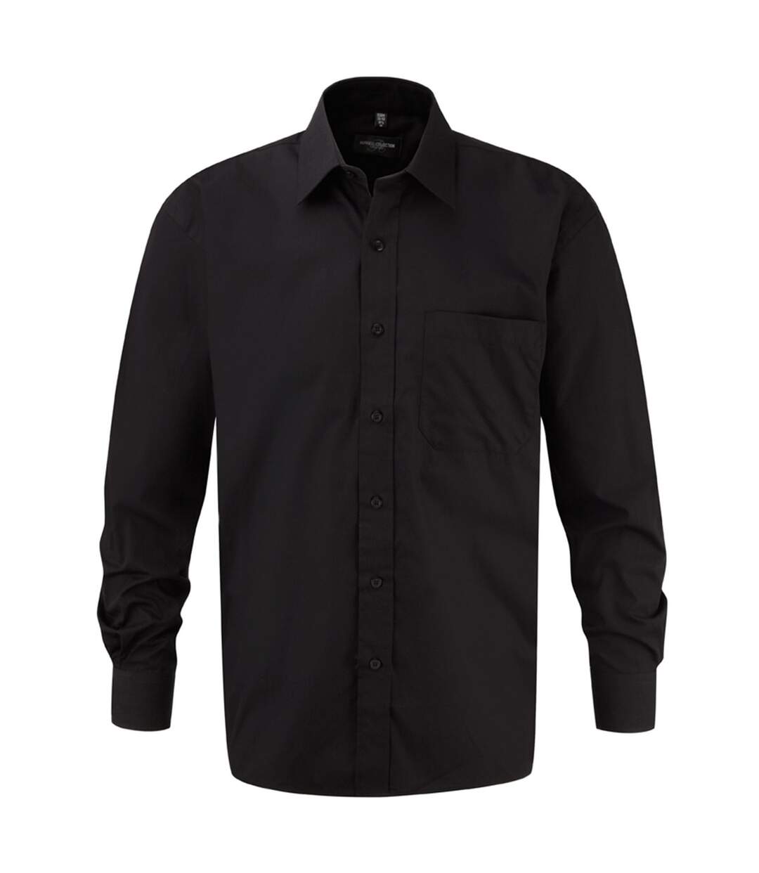 Chemise homme noir Russell Collection