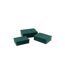 Lot de 3 Boîtes de Rangement Vaughn 36cm Vert-1