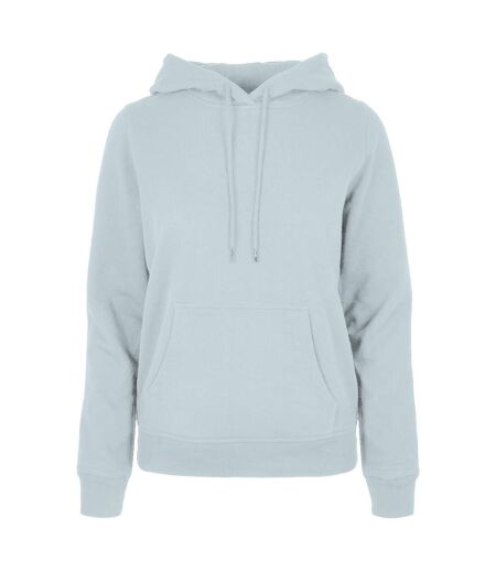 Sweat À Capuche Basic Femme Bleu Mer Build Your Brand