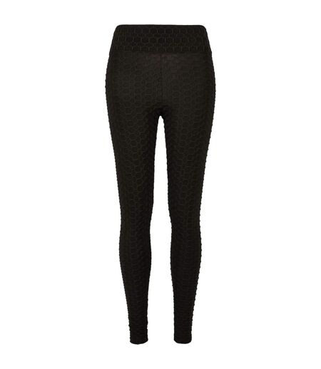 Legging Motif/style Alvéolé Femme Noir Urban Classics