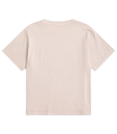 Womens/ladies grace oversized t-shirt beige Animal