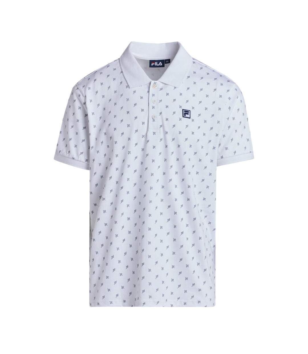 Polo blanc homme fila hart faded - l-1