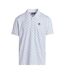 Polo blanc homme fila hart faded - l-1