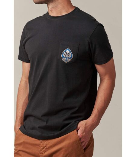 T-shirt manches courtes col rond imprimé rock DICE