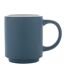 Stackable ceramic 180ml mug one size blue/white XD Collection-3