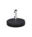 Pied de Parasol Rond en Granite Stathera 50cm Gris-1