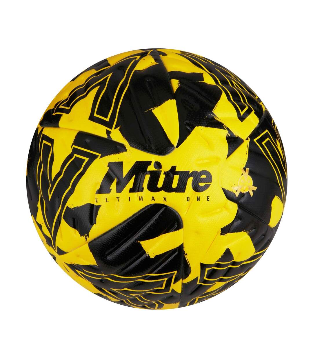 Ballon de foot ultimax one taille 5 jaune / noir Mitre-1