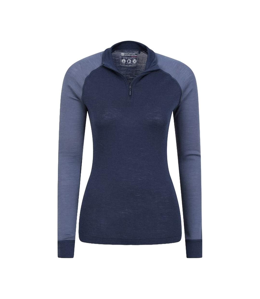 Haut thermique femme bleu marine Mountain Warehouse