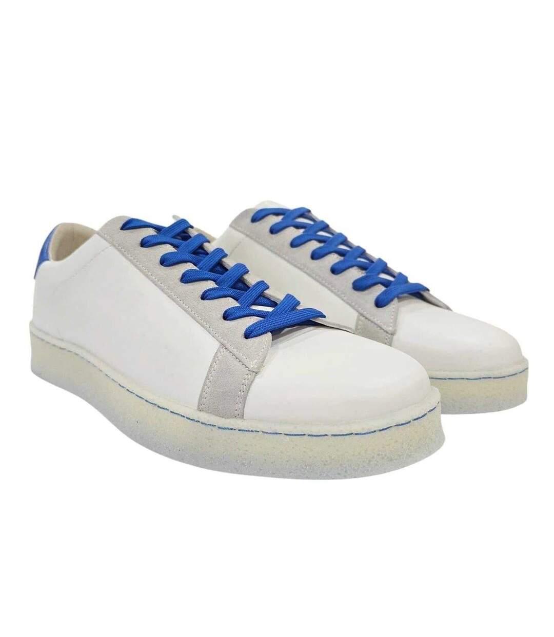 Baskets Castro Homme Bleu Orange Loyalti-3